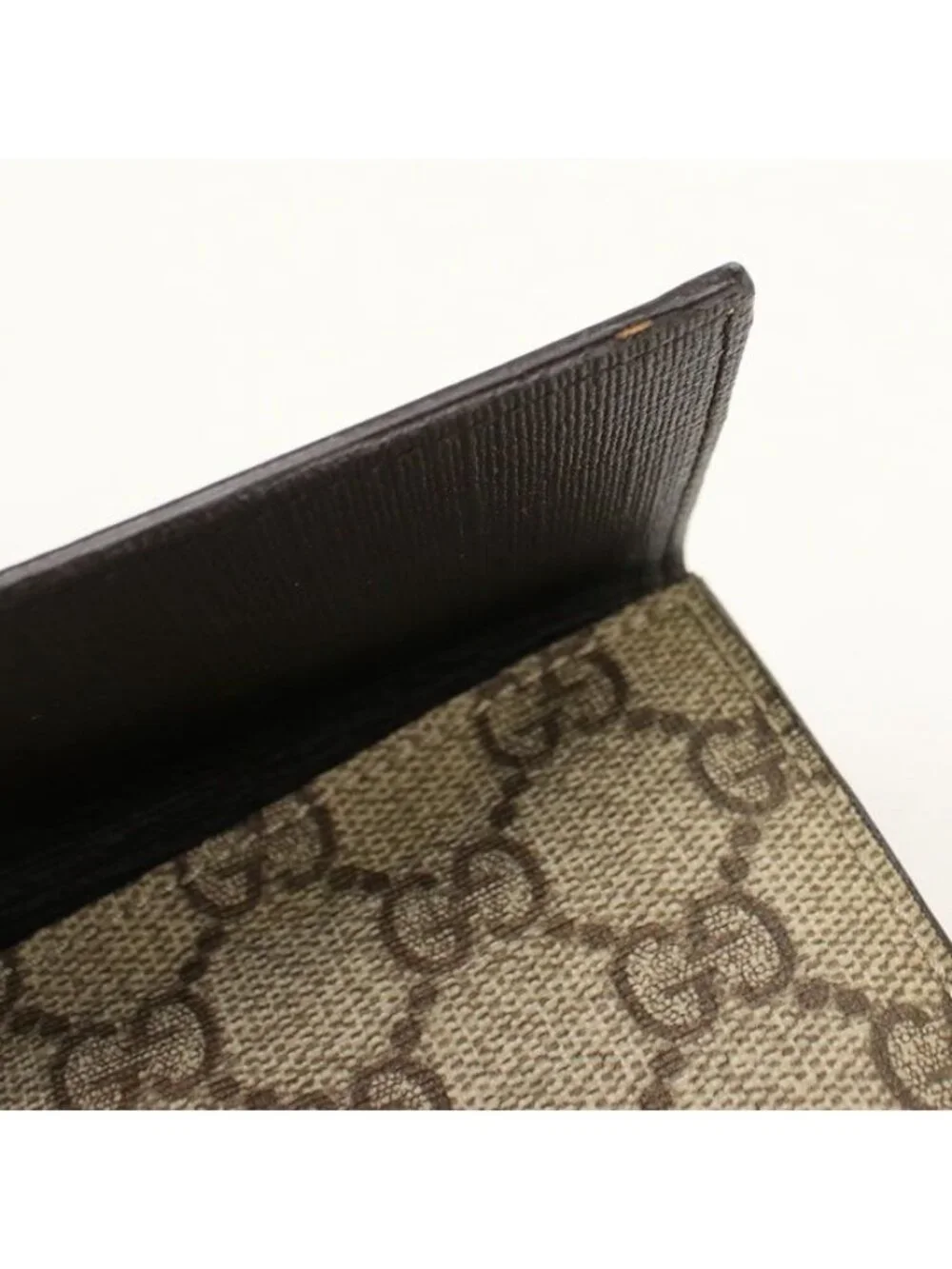 Gucci Hooklong Wallet GG Supreme Double Fold